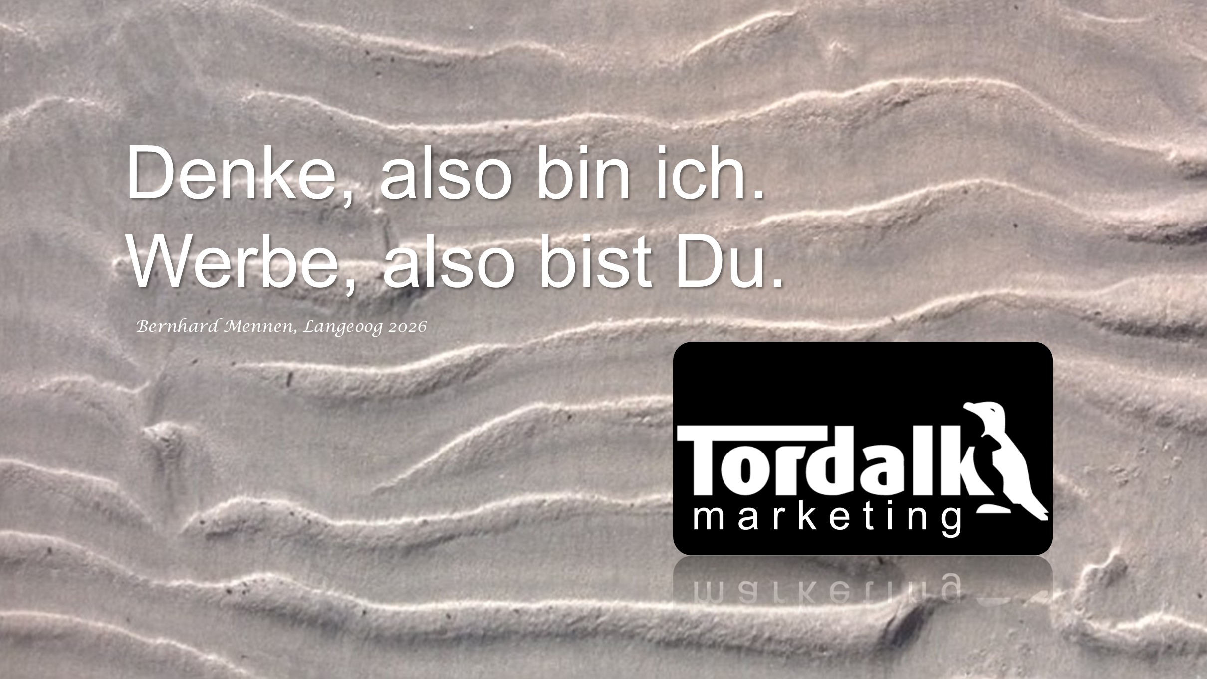 Folie 2 - Denke also bin ich