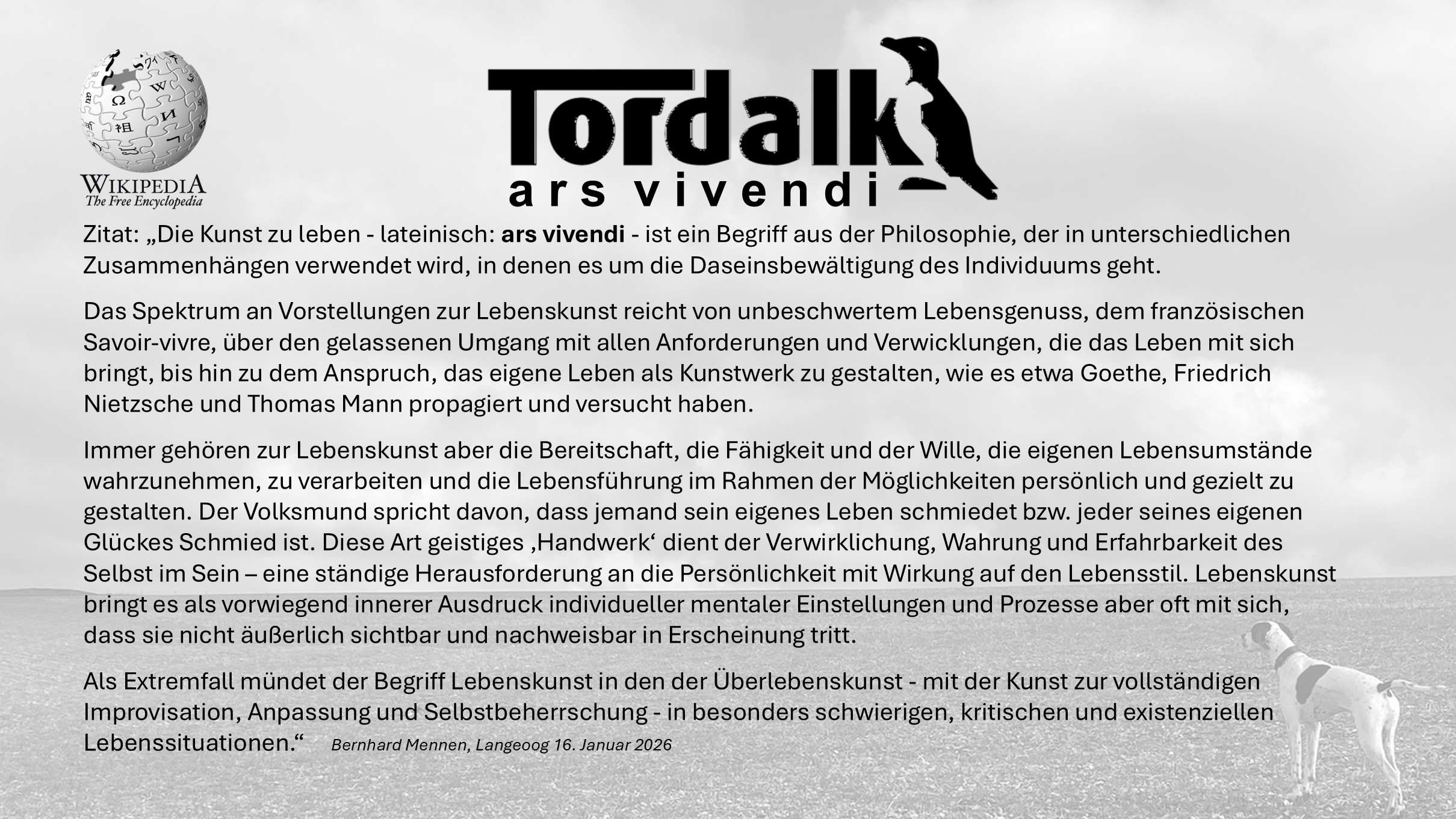 Folie 4 - Überlebenskunst Zitat